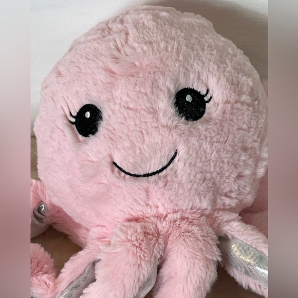 Octopus Pink Silver Plush Stuffed Animal Walgreens Soft Sea Creature Ocean Life - Picture 6 of 13